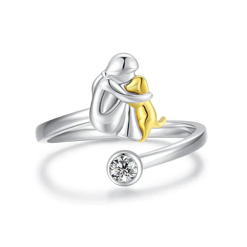 Rose™ – Bague motif chien | Maya Deauville
