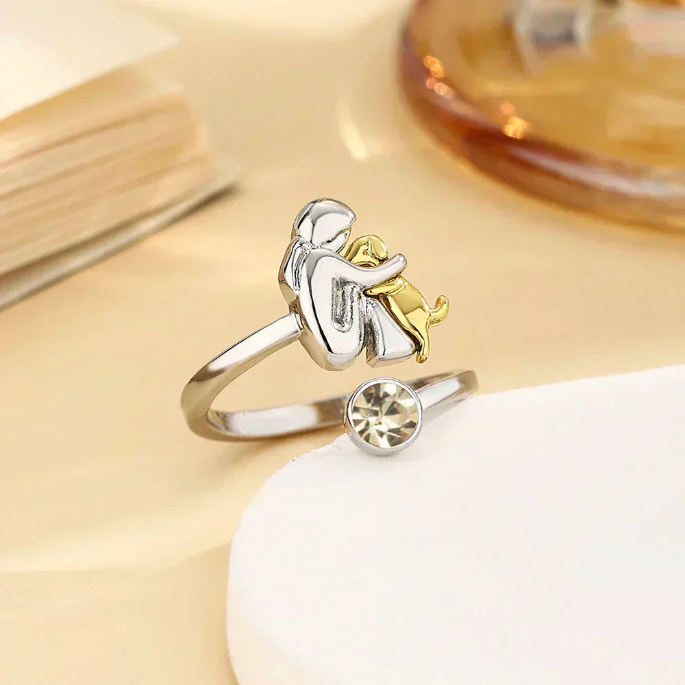 Rose™ – Bague motif chien | Maya Deauville