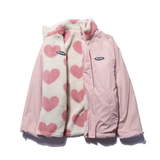Océane™ | Manteau Réversible Cœur | Collection Exclusive | Maya Deauville