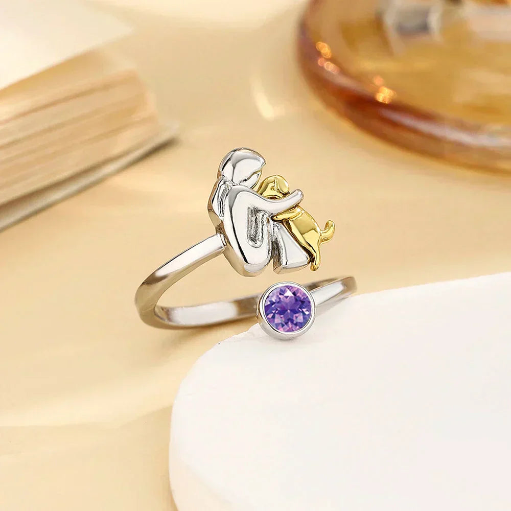 Rose™ – Bague motif chien | Maya Deauville