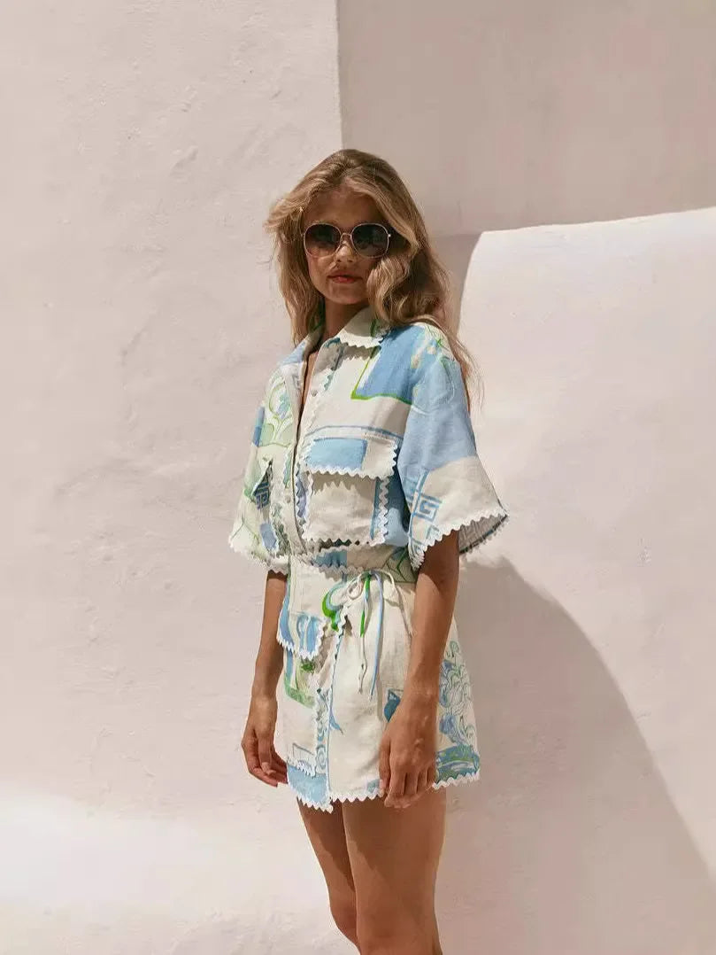 Solene | Ensemble Patchwork Chic | Maya Deauville