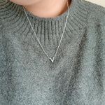 Collier Pendentif Alphabet Brillant | Maya Deauville