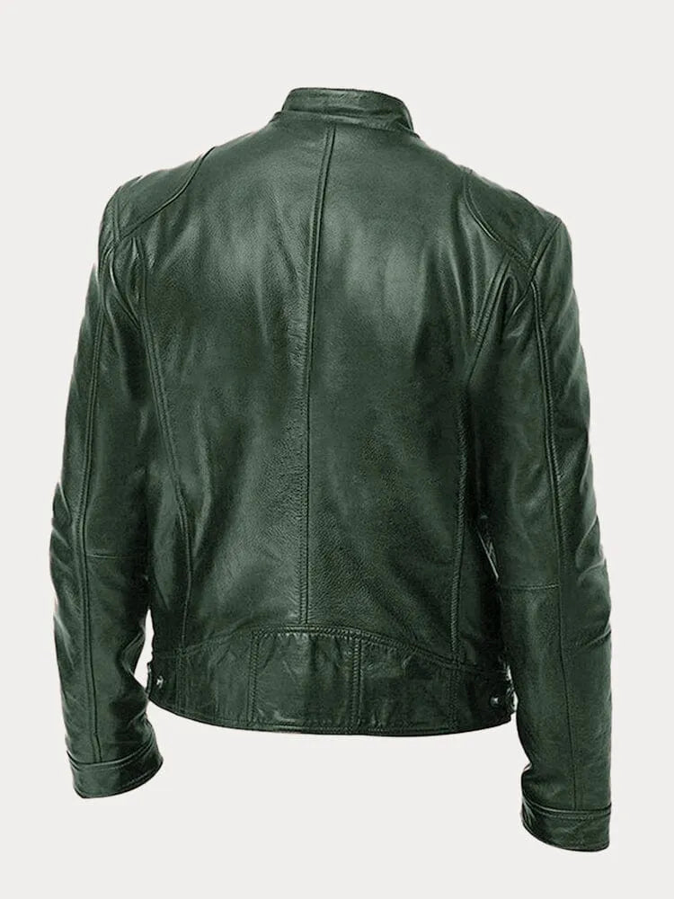 Marc™ | Veste en Cuir au Caractère Unique | Maya Deauville