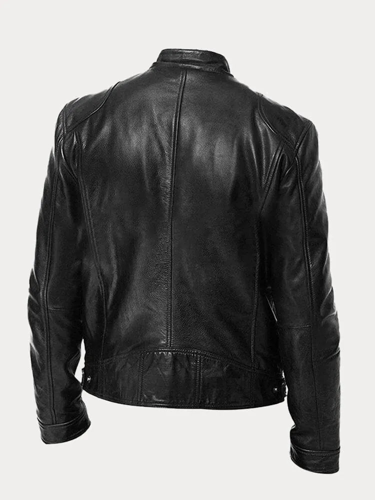 Marc™ | Veste en Cuir au Caractère Unique | Maya Deauville