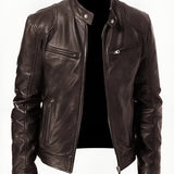 Marc™ | Veste en Cuir au Caractère Unique | Maya Deauville