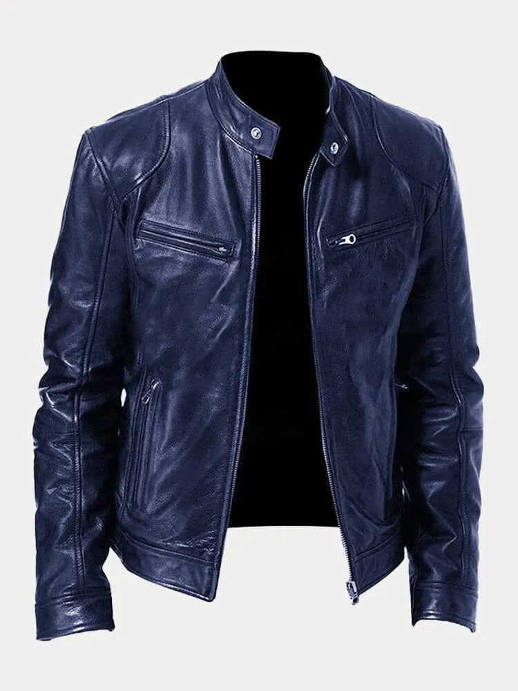 Marc™ | Veste en Cuir au Caractère Unique | Maya Deauville