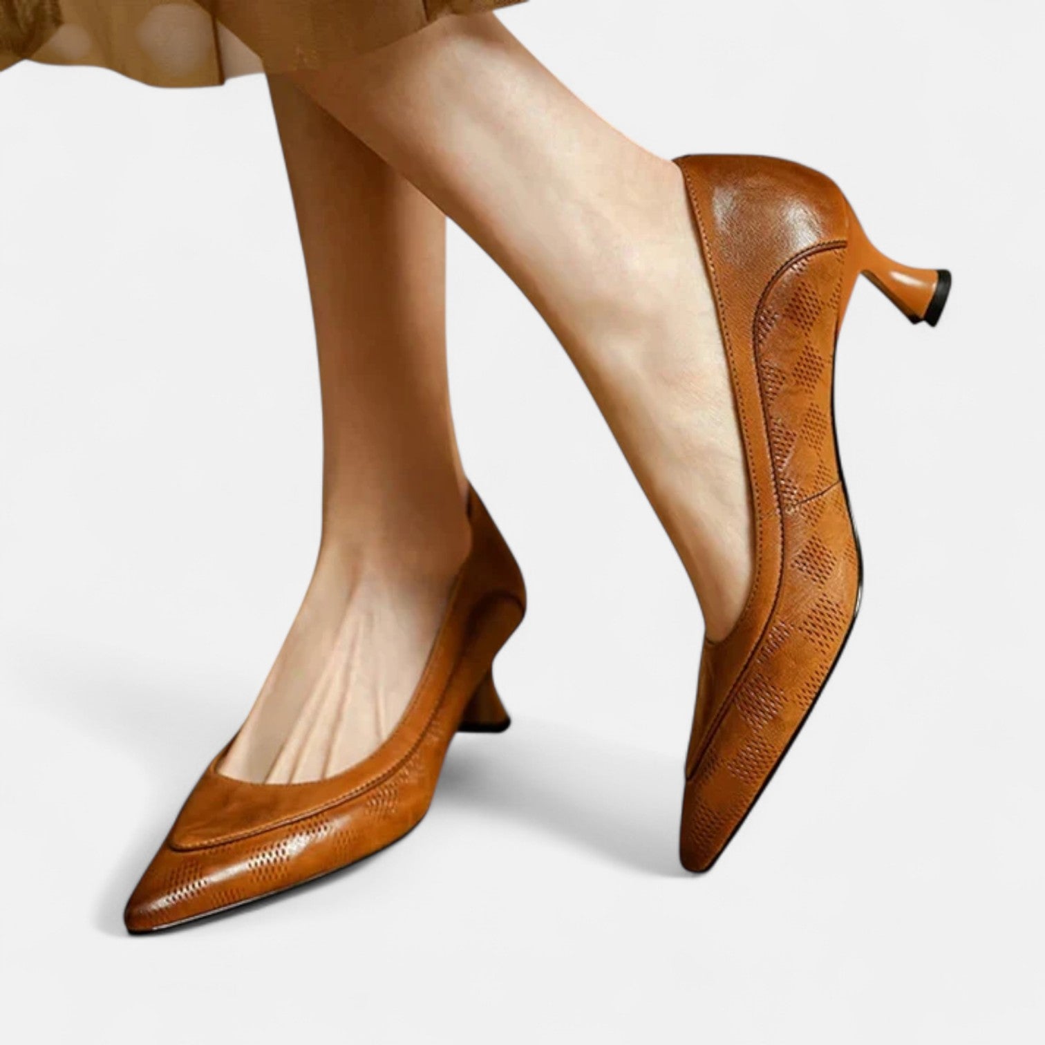 Talons en cuir Amara | Maya Deauville