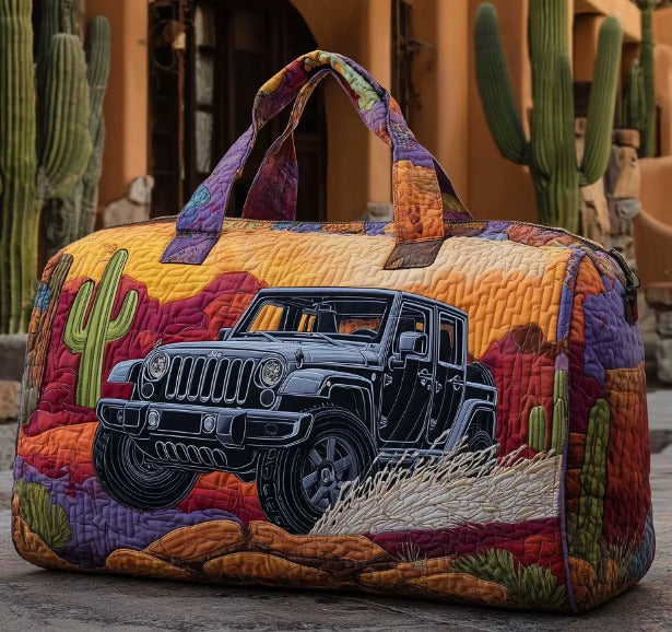 Sac week-end rétro – style artisanal
