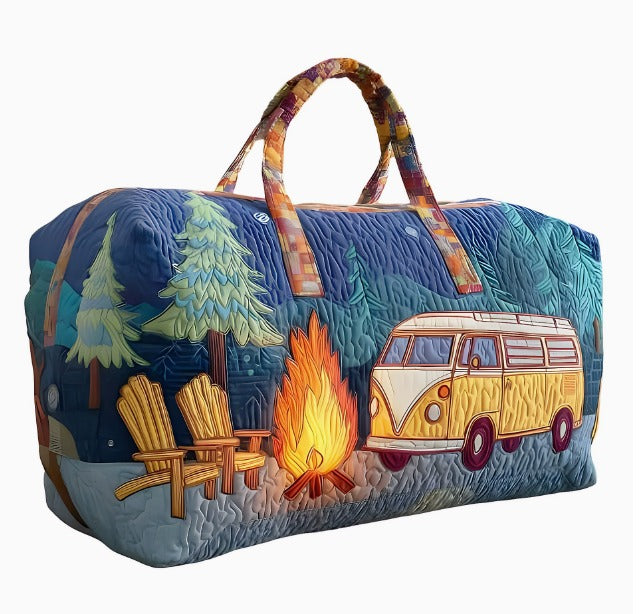 Sac week-end rétro – édition artisanale premium