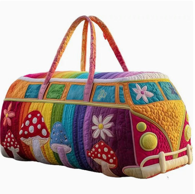 Sac week-end rétro – bohème premium