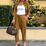 Martina | Ensemble Chemise et Pantalon en Lin et Coton | Maya Deauville
