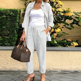 Martina | Ensemble Chemise et Pantalon en Lin et Coton | Maya Deauville