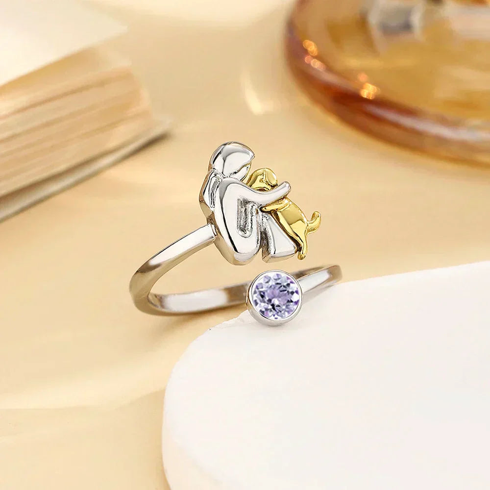 Rose™ – Bague motif chien | Maya Deauville
