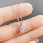 Collier Pendentif Classique en Zirconium | Maya Deauville