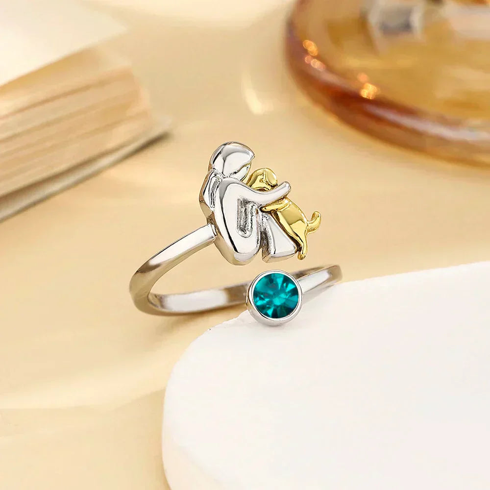 Rose™ – Bague motif chien | Maya Deauville