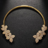 Collier élégant Fleur en Cristal | Maya Deauville
