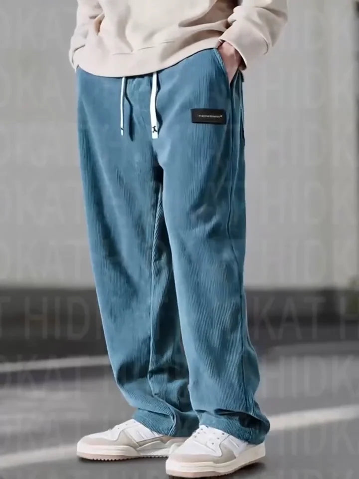 Hans™ | Pantalon large avec taille élastique | Maya Deauville