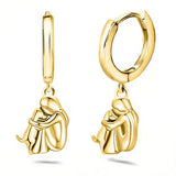 Ginny™ – boucles d’oreilles motif chien (fermeture ronde) | Maya Deauville