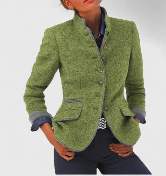Joanna | Veste Classique en Laine Édition Limitée | Maya Deauville