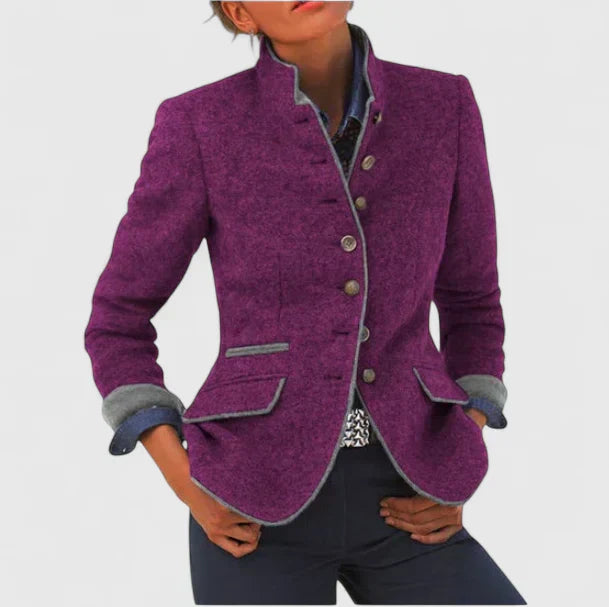 Joanna | Veste Classique en Laine Édition Limitée | Maya Deauville
