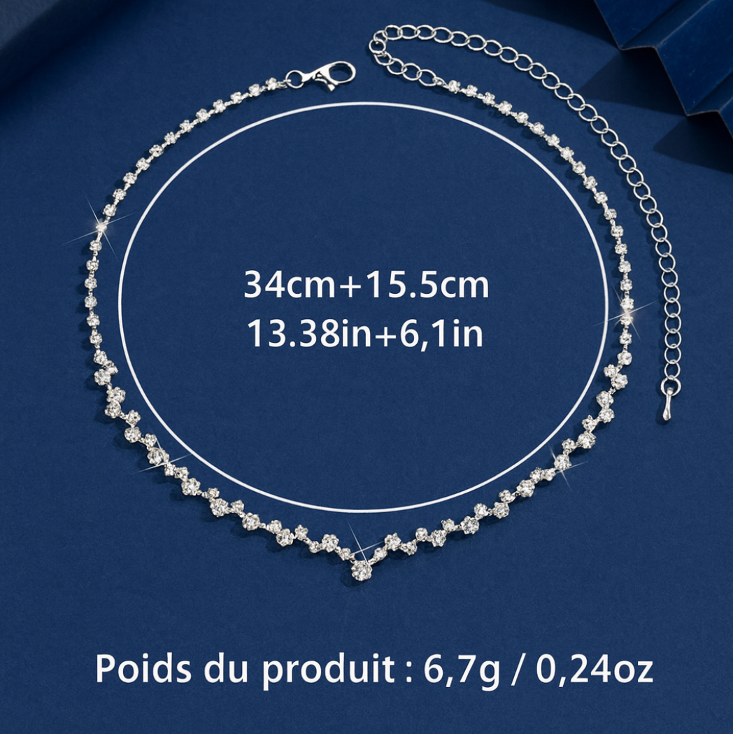 Collier de Mariage élégant en Diamant | Maya Deauville