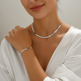 Hélène™ – Parure minimaliste élégante intemporelle | Maya Deauville