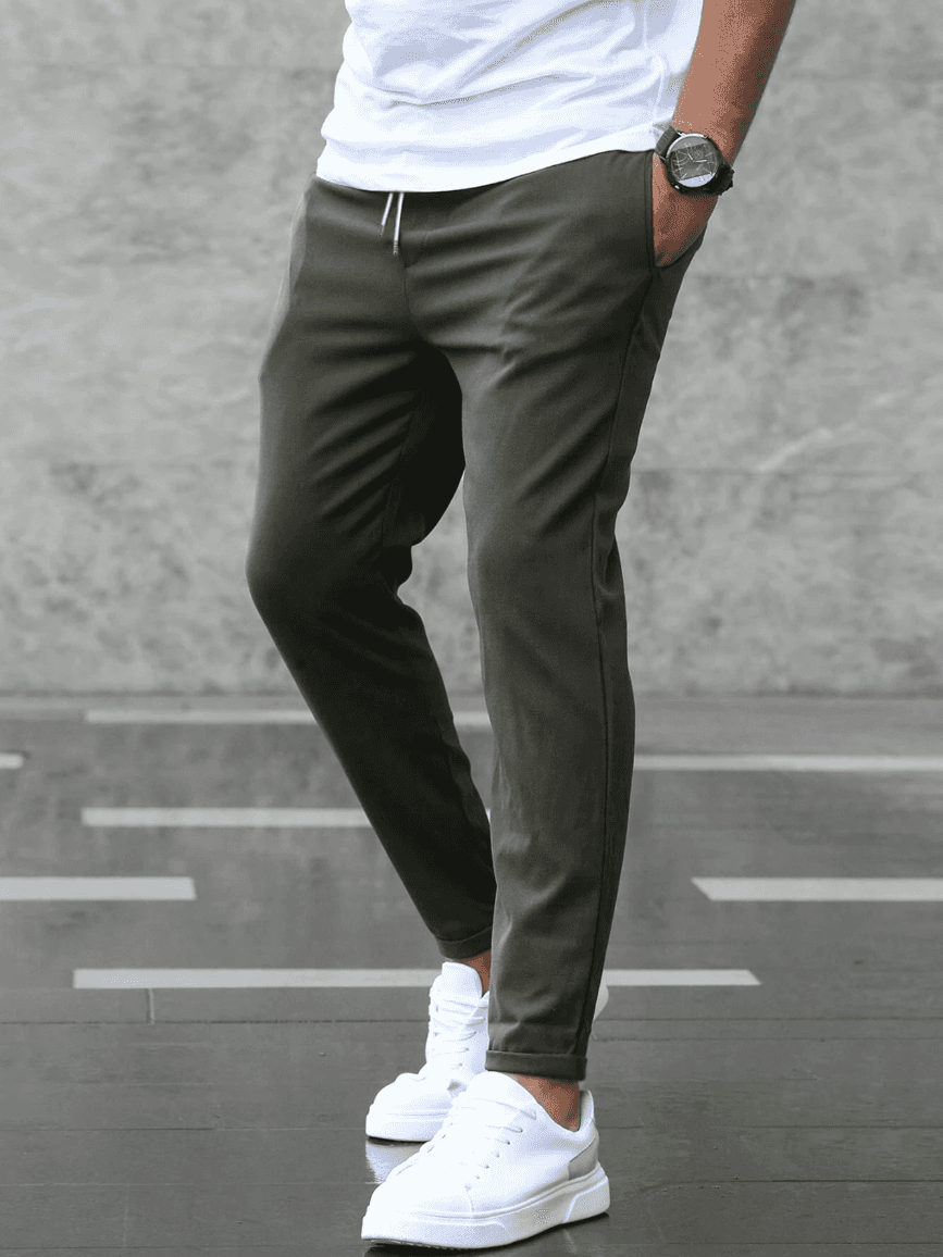 Sol | Pantalons de Luxe avec Élasthanne | Maya Deauville