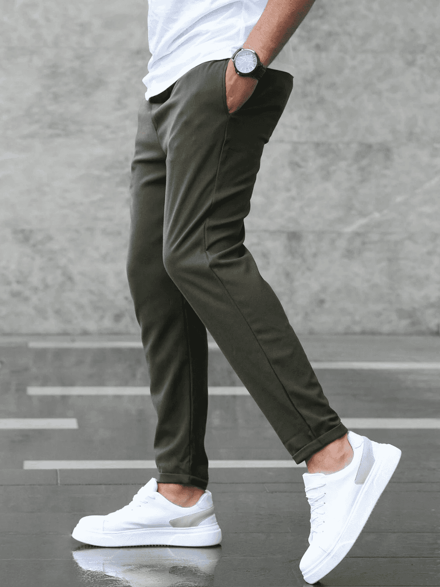 Sol | Pantalons de Luxe avec Élasthanne | Maya Deauville