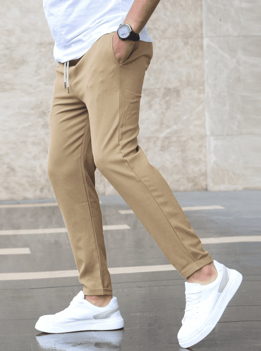 Sol | Pantalons de Luxe avec Élasthanne | Maya Deauville
