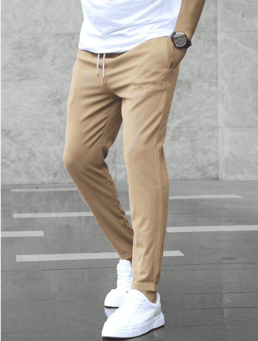 Sol | Pantalons de Luxe avec Élasthanne | Maya Deauville
