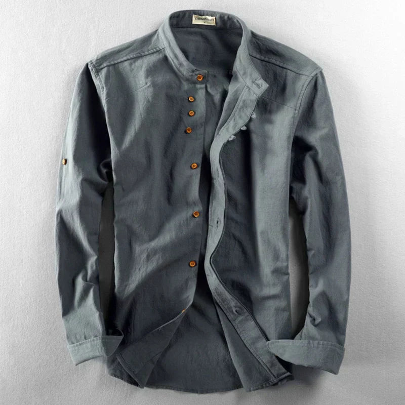 Alfonds™ | Chemise Élégante Style Japonais | Maya Deauville