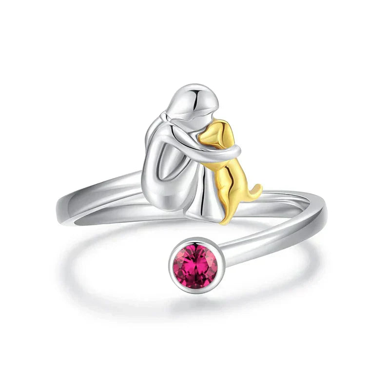 Rose™ – Bague motif chien | Maya Deauville