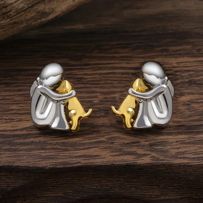 Lisa™ – boucles d’oreilles motif chien | Maya Deauville
