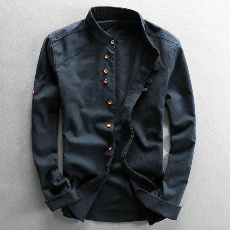 Alfonds™ | Chemise Élégante Style Japonais | Maya Deauville