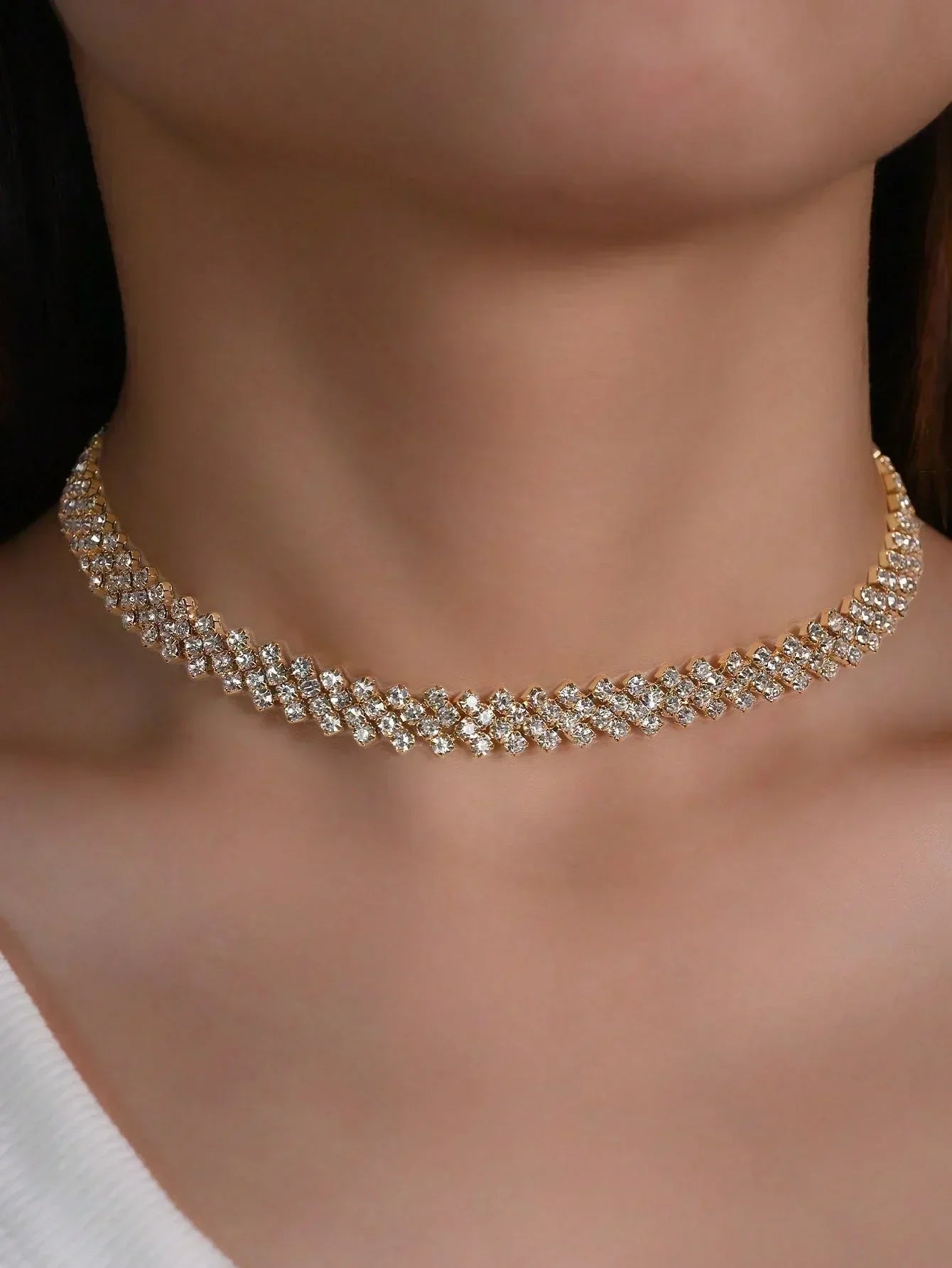 Collier élégant en Strass | Maya Deauville