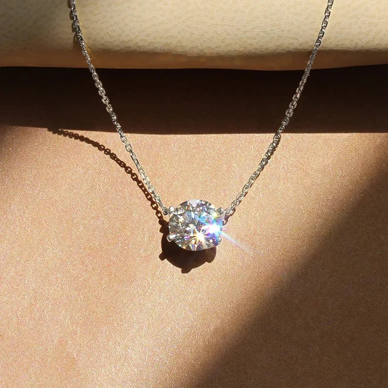 Collier Solitaire élégant en Cristal | Maya Deauville