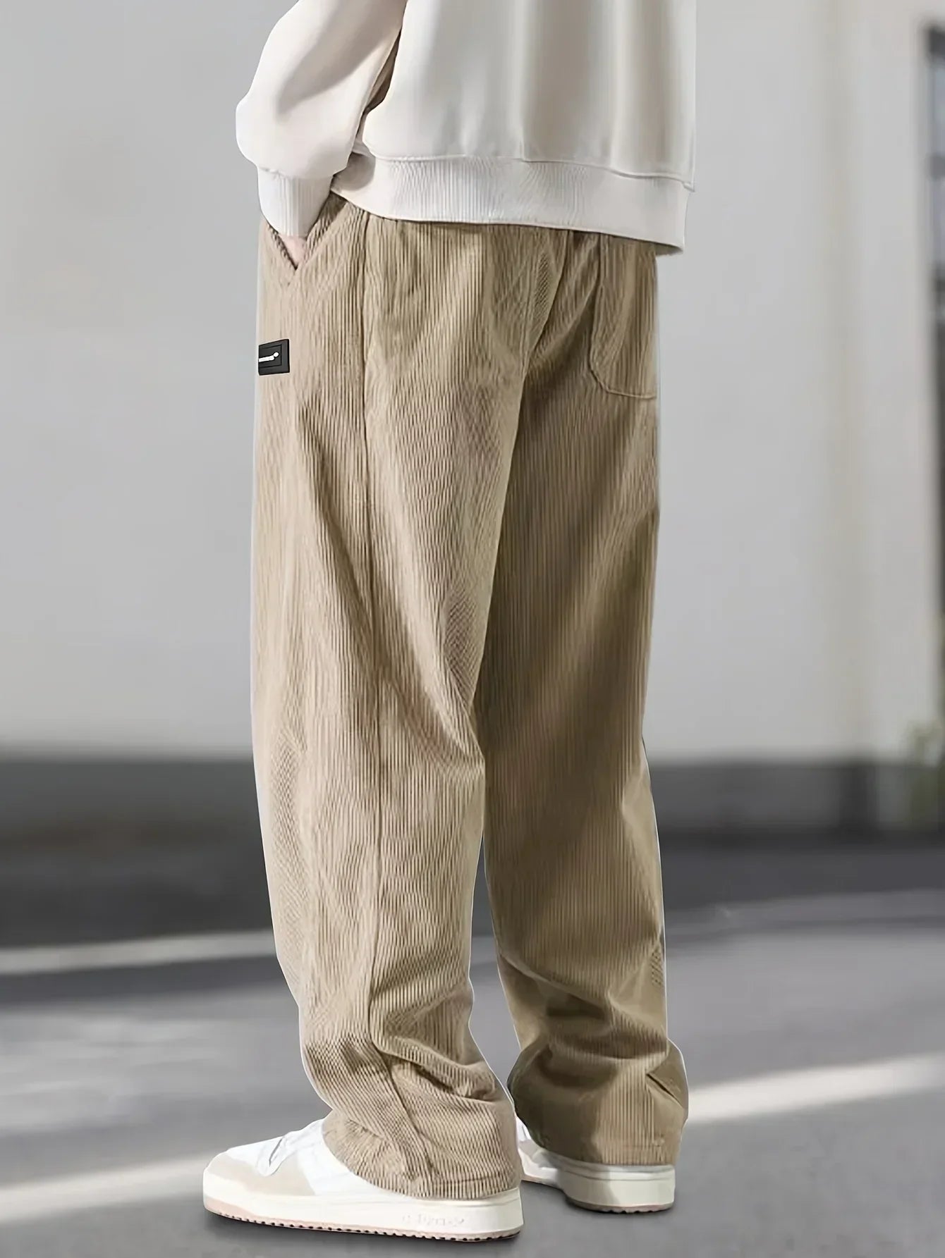 Hans™ | Pantalon large avec taille élastique | Maya Deauville