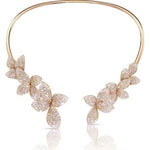Collier élégant Fleur en Cristal | Maya Deauville