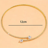 Collier Ras-du-Cou Cœur en Cristal | Maya Deauville