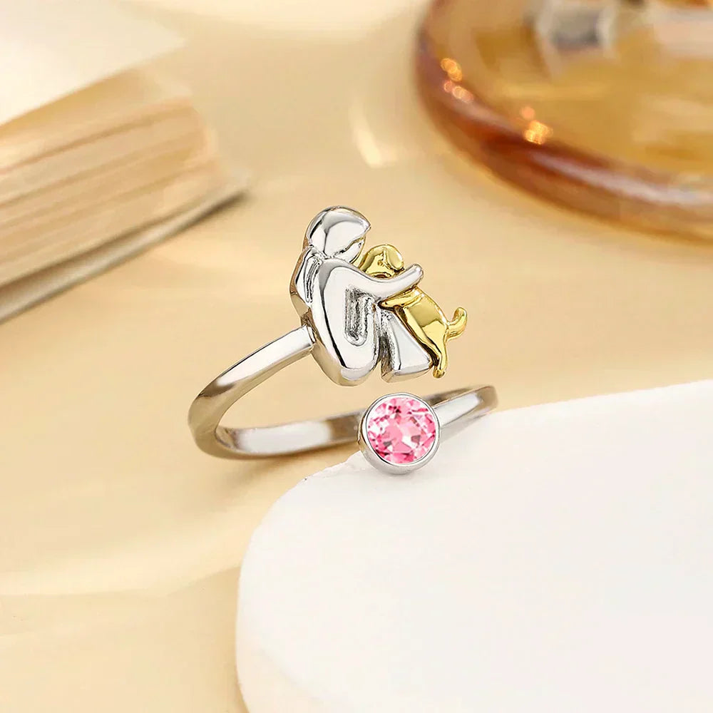 Rose™ – Bague motif chien | Maya Deauville