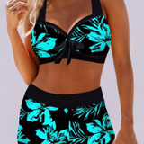 Sherrie – Maillot de bain taille haute à imprimé floral | Maya Deauville