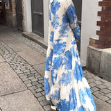 Ophelia | Robe Longue Fluide | Maya Deauville