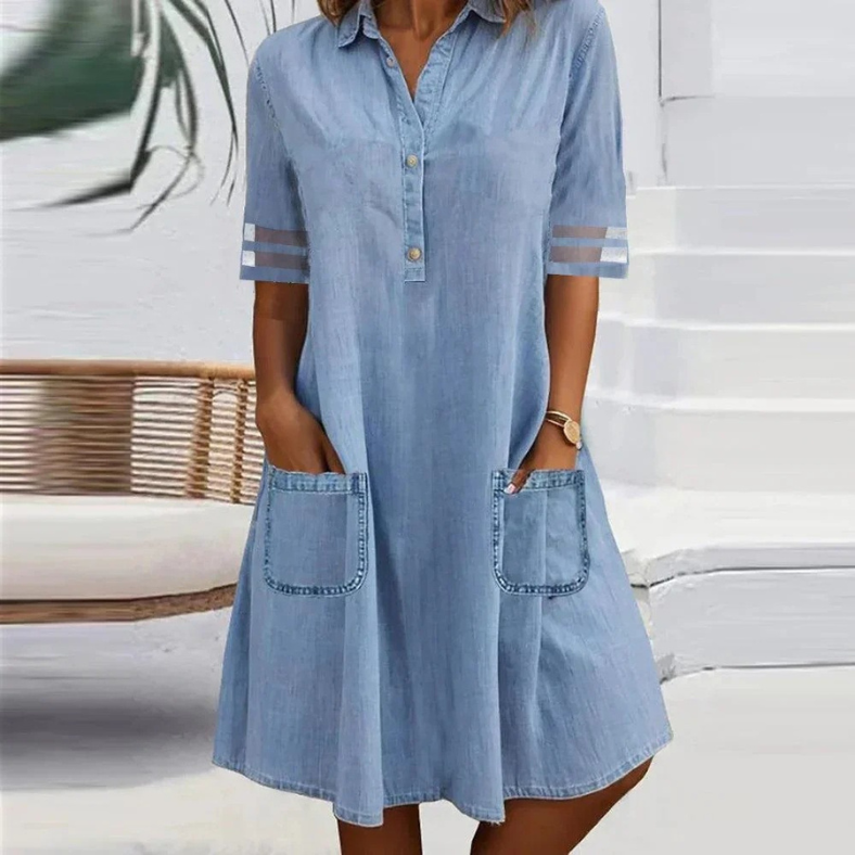 Ruby | Robe en Jean Décontractée | Maya Deauville