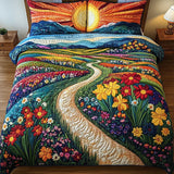 Parure de lit matelassée 3 pièces – Rayon de soleil