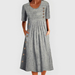 JARNA | Robe midi rayée | Maya Deauville