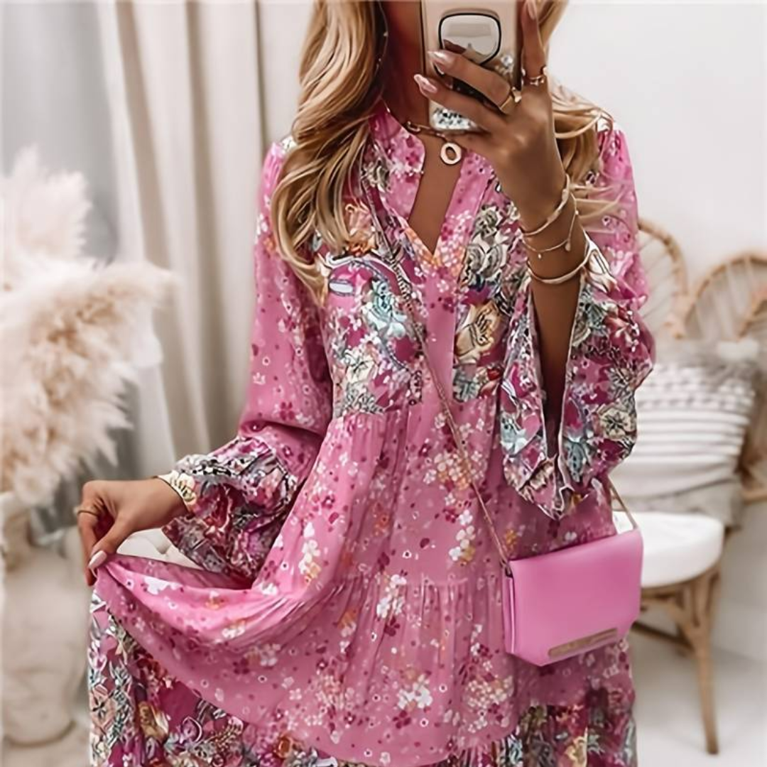 Eira™ | Robe bohème imprimée | Maya Deauville