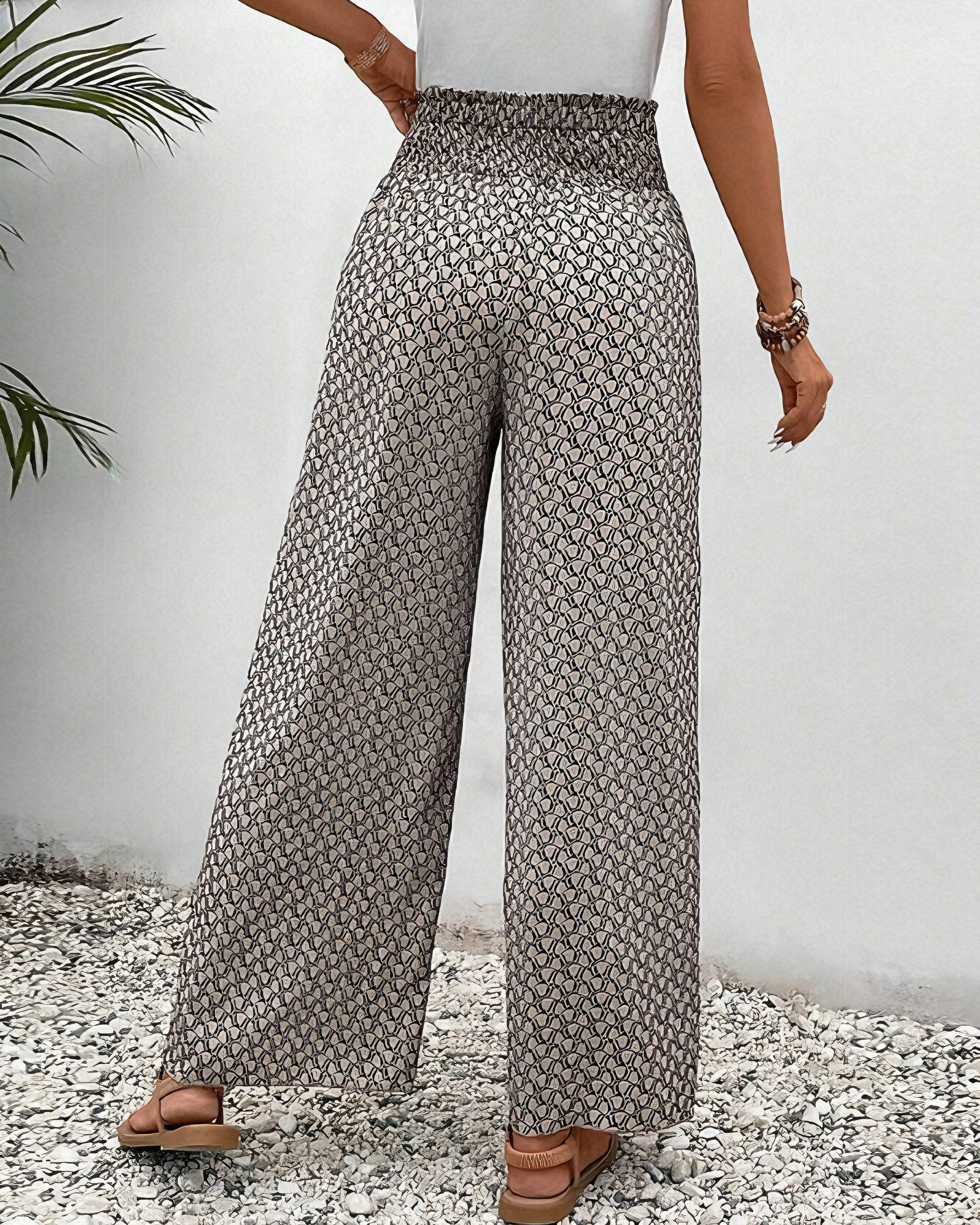 Sahara | Pantalon Large Détendu | Maya Deauville