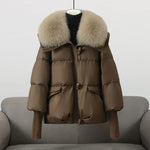 Aurélie™ | Manteau d’Hiver Luxe avec Col Chaud | Maya Deauville