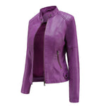Milena™ | Veste en Cuir Élégante | Maya Deauville