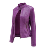 Milena™ | Veste en Cuir Élégante | Maya Deauville